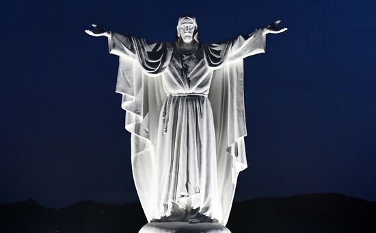 Russia Religion Christ Statue