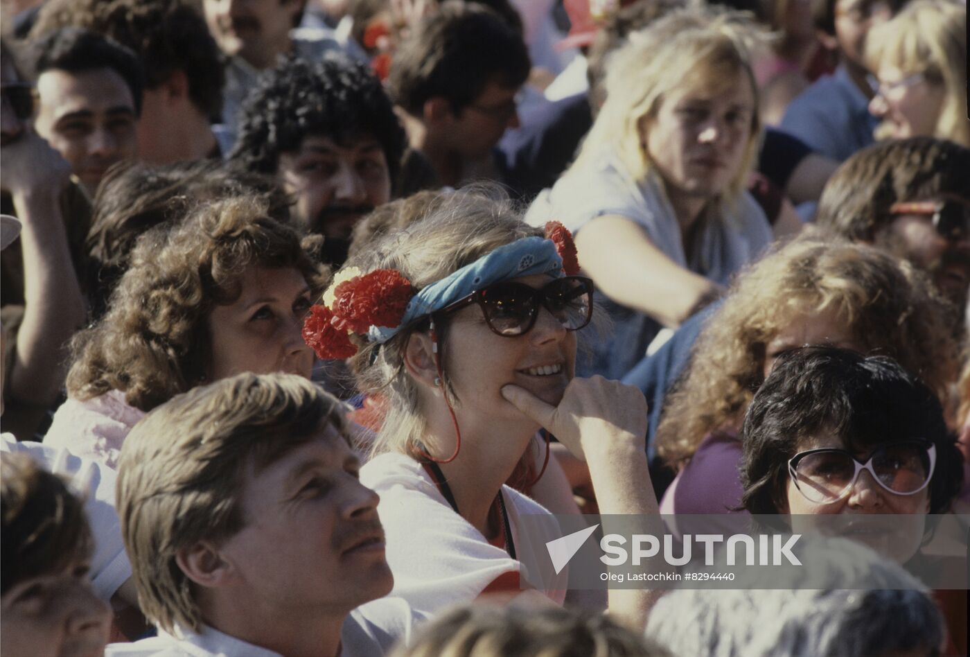 Soviet-American march For Peace and Nuclear Disarmament