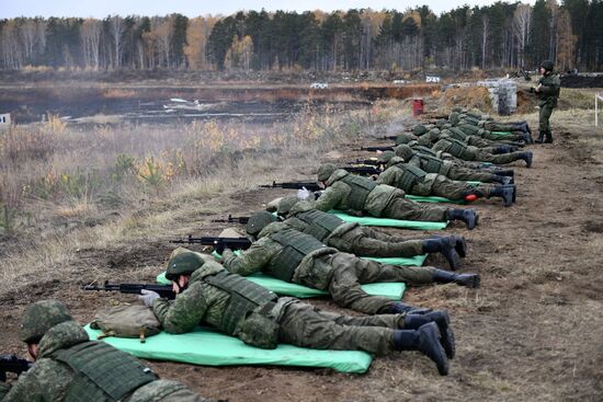 Russia Partial Mobilisation Training
