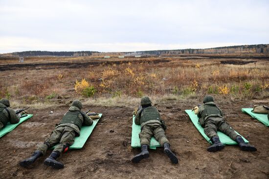 Russia Partial Mobilisation Training