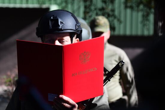 Russia Ukraine Military Operation Volunteer Battalion