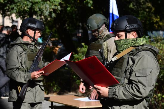 Russia Ukraine Military Operation Volunteer Battalion
