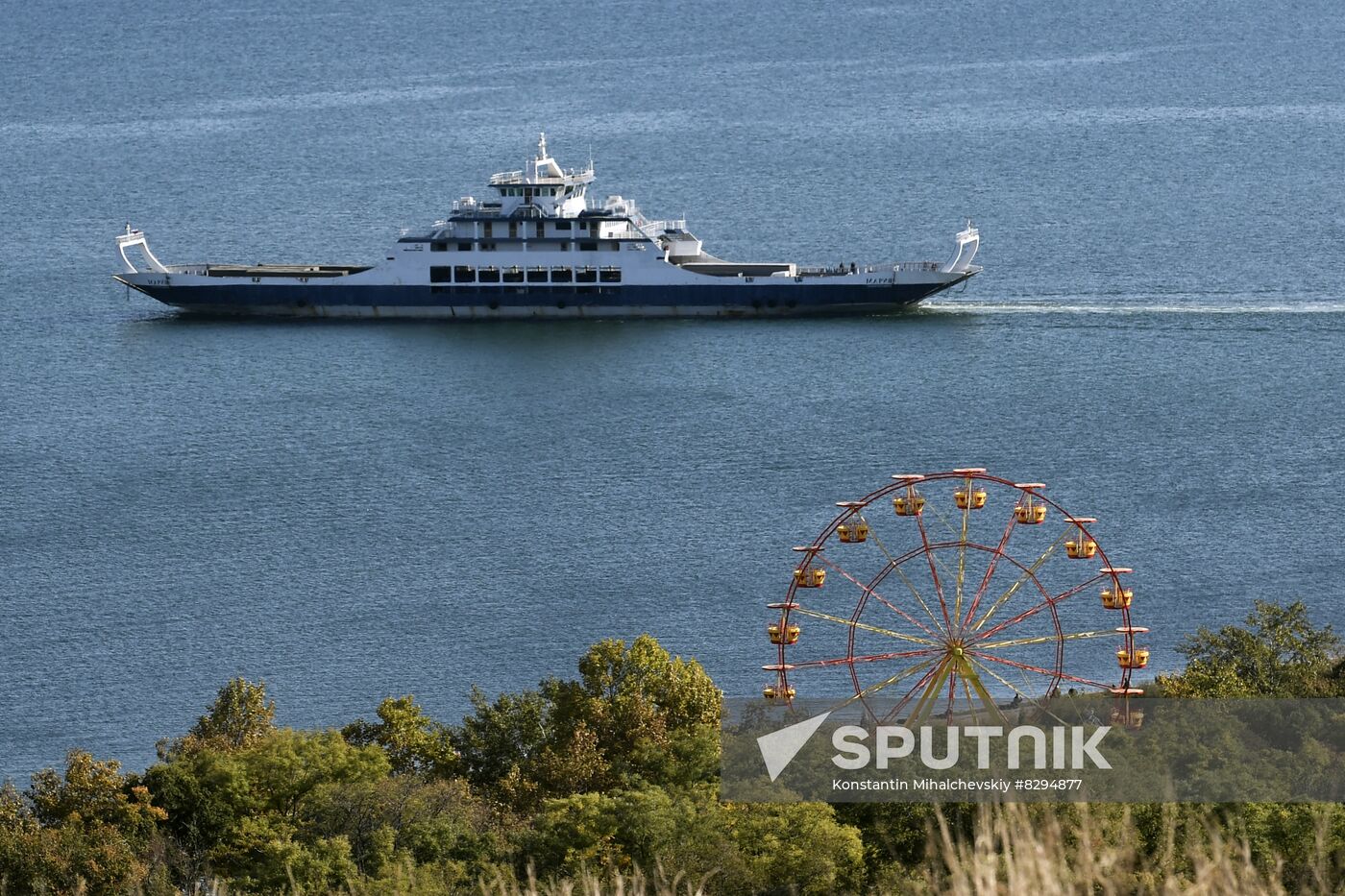 Russia Crimean Bridge Accident Ferries