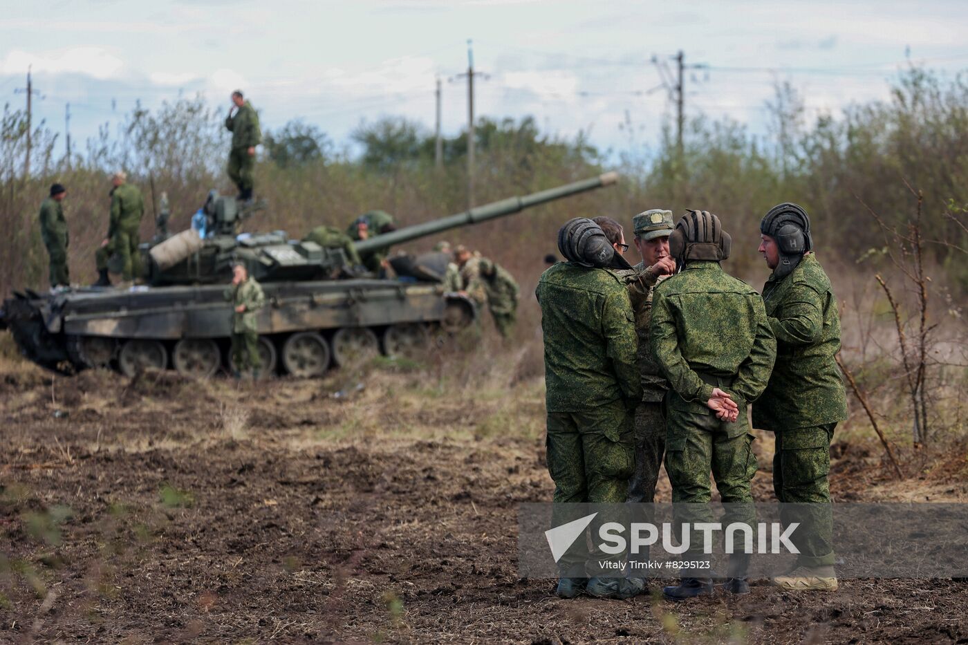 Russia Partial Mobilisation Tank Crews Training