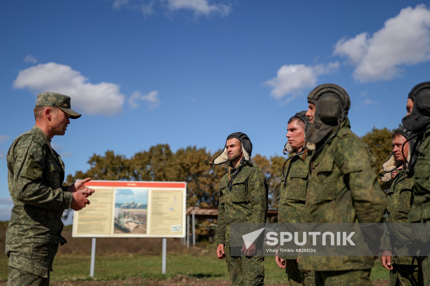 Russia Partial Mobilisation Tank Crews Training