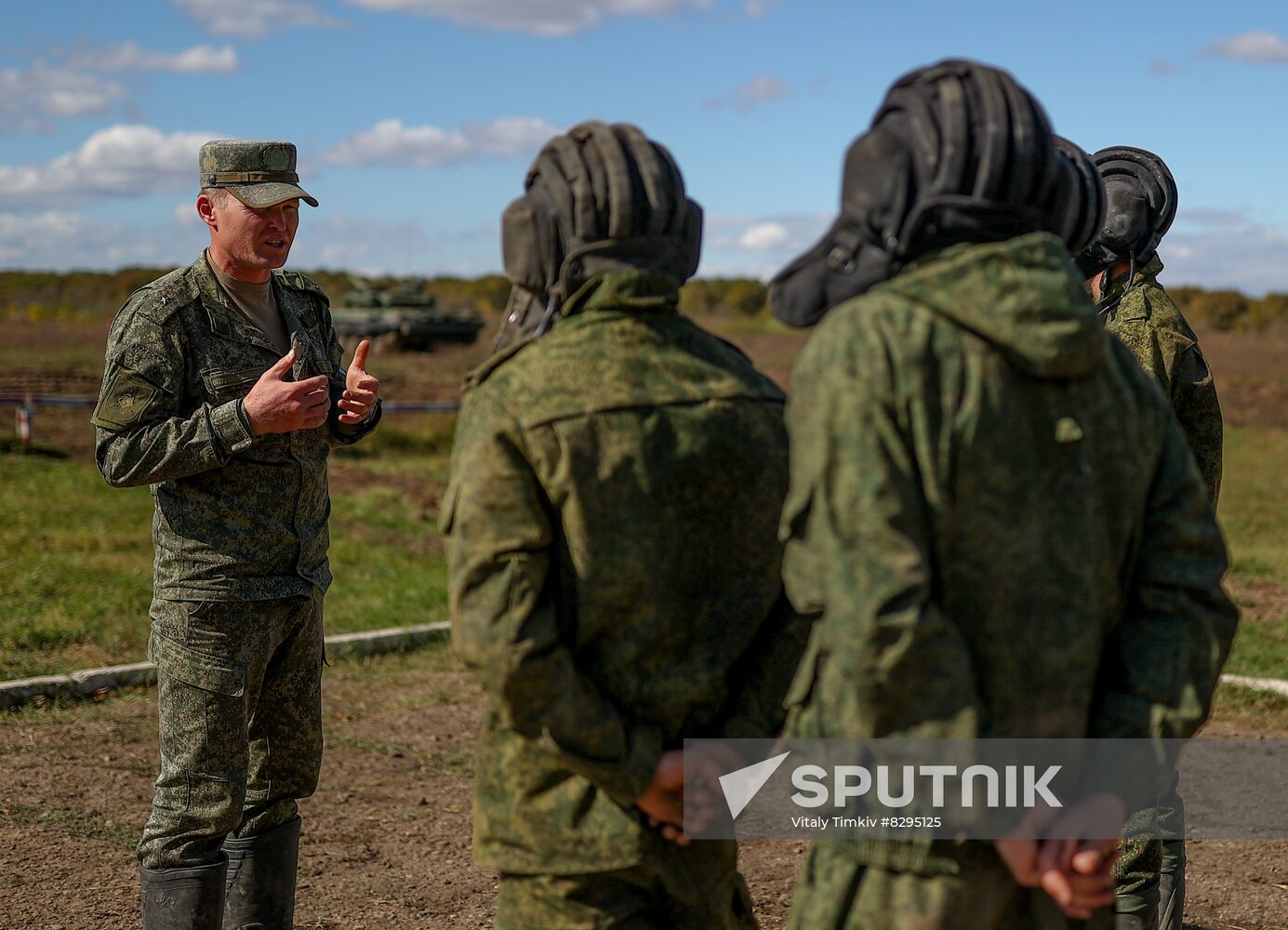 Russia Partial Mobilisation Tank Crews Training