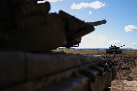 Russia Partial Mobilisation Tank Crews Training