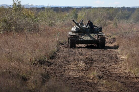 Russia Partial Mobilisation Tank Crews Training