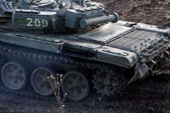 Russia Partial Mobilisation Tank Crews Training