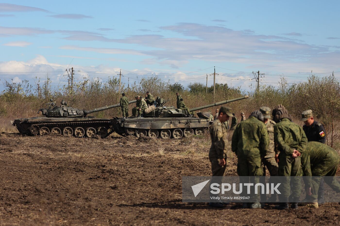 Russia Partial Mobilisation Tank Crews Training