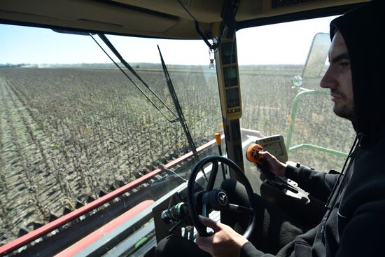 Russia Ukraine Military Operation Harvesting