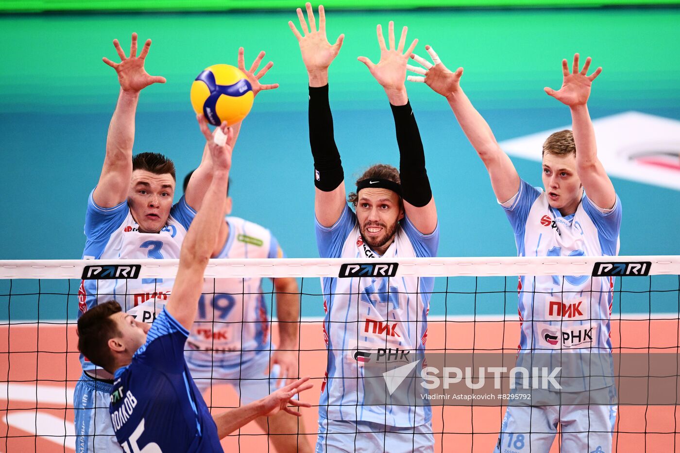 Russia Volleyball Superleague Men Dynamo- Zenit-Kazan