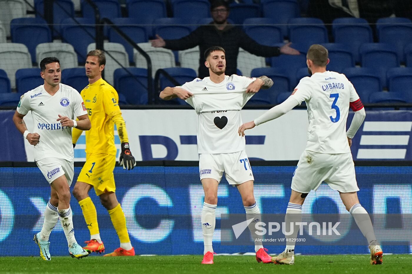 Russia Soccer Premier-League Dynamo - Orenburg