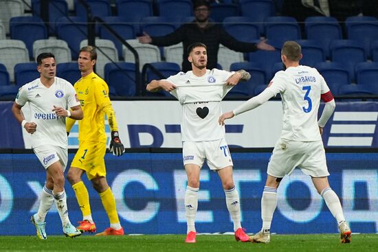 Russia Soccer Premier-League Dynamo - Orenburg