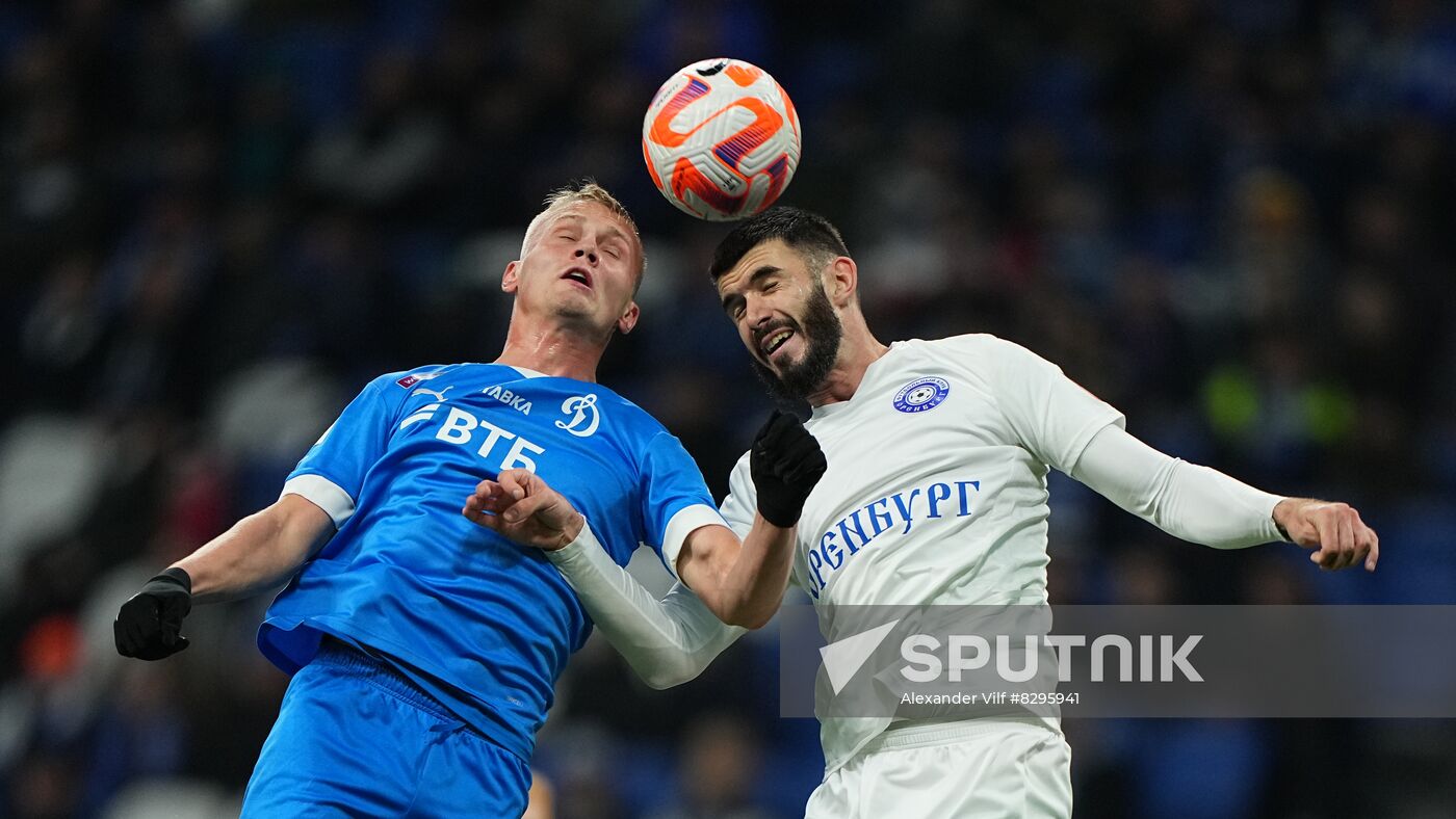 Russia Soccer Premier-League Dynamo - Orenburg
