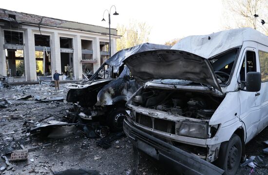 Russia Ukraine Military Operation Shelling