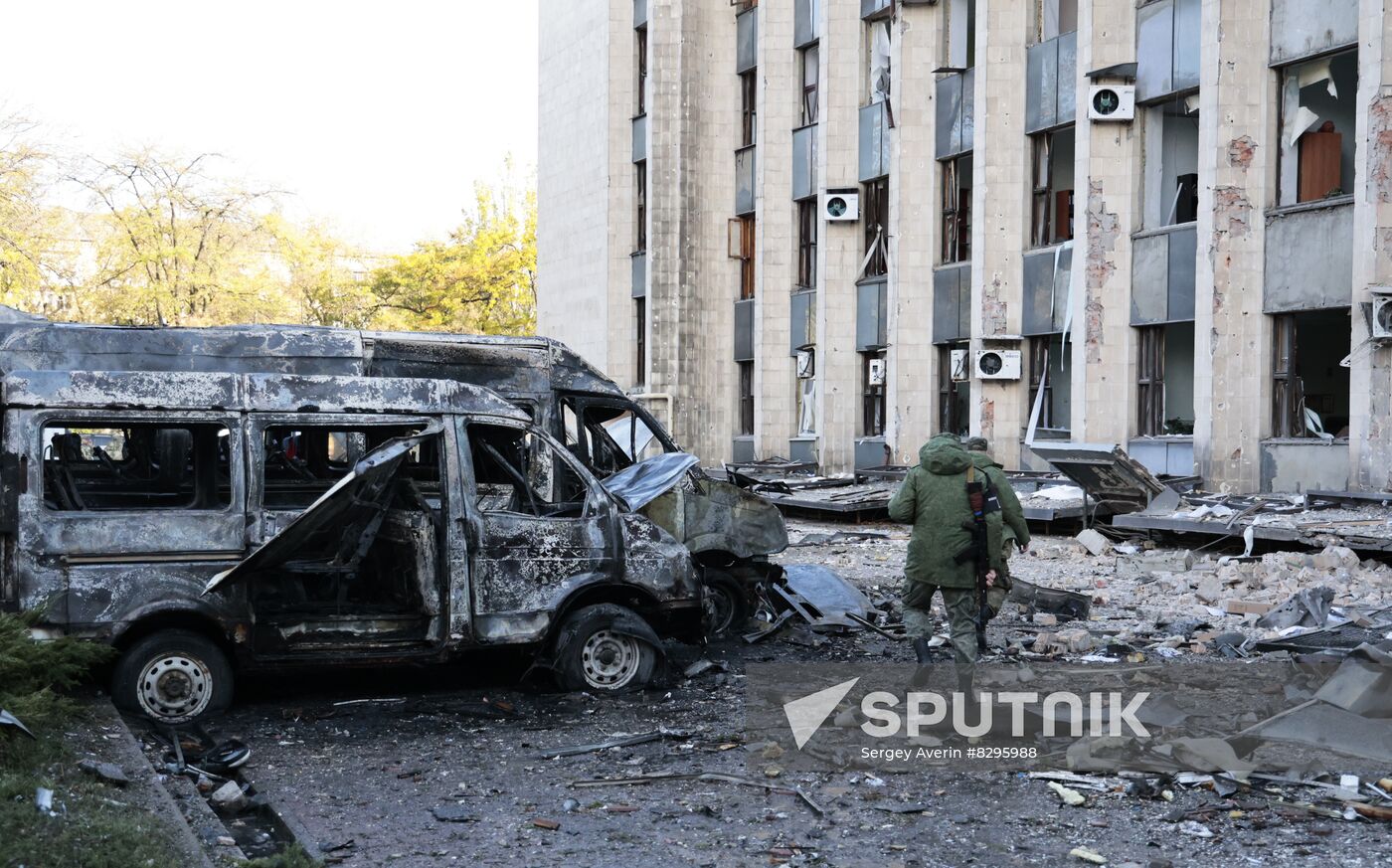 Russia Ukraine Military Operation Shelling