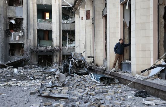 Russia Ukraine Military Operation Shelling
