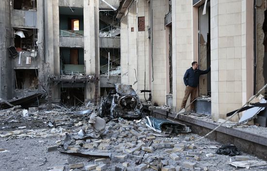 Russia Ukraine Military Operation Shelling