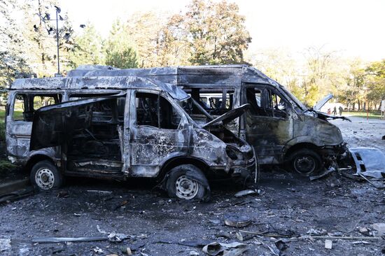 Russia Ukraine Military Operation Shelling