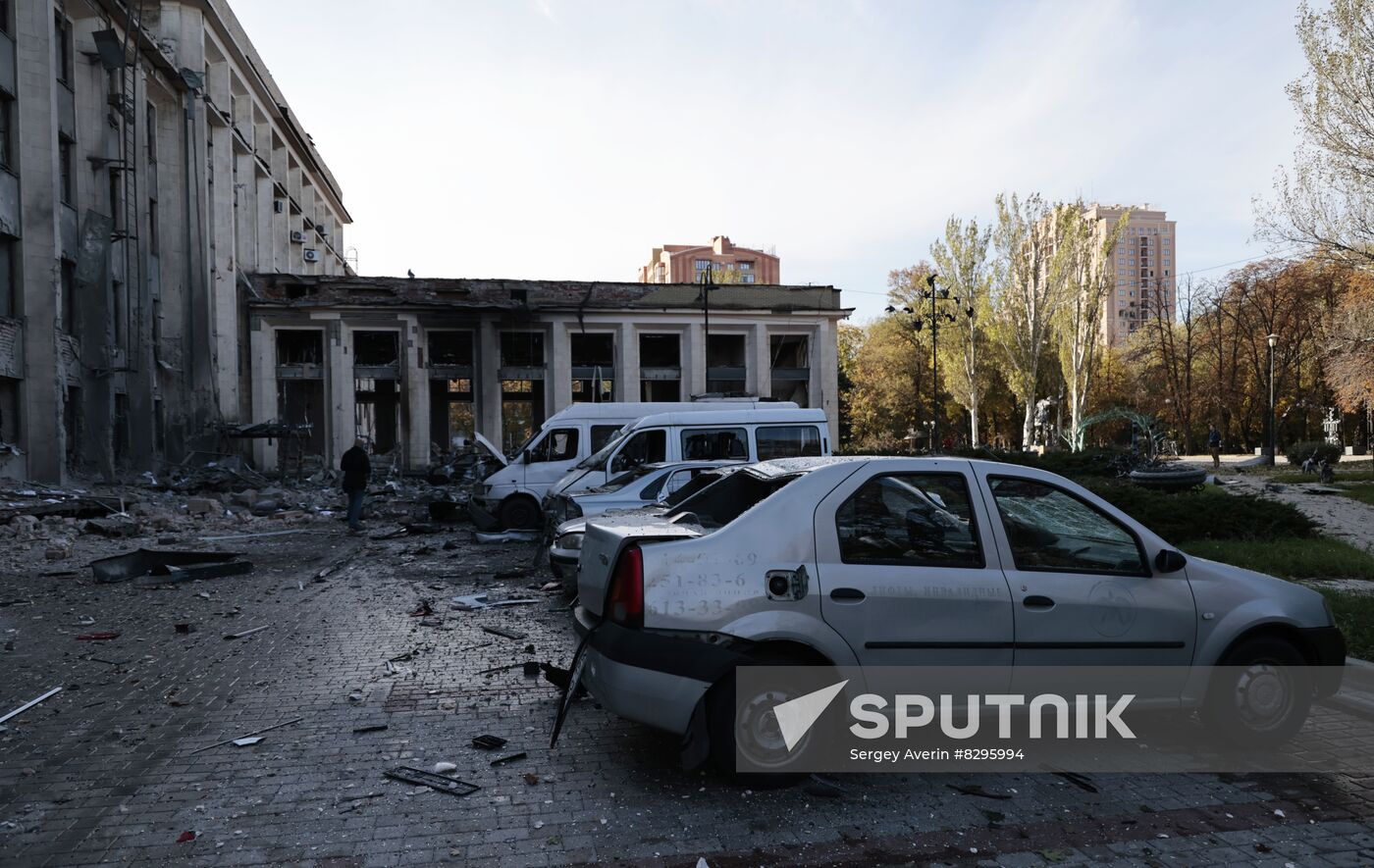 Russia Ukraine Military Operation Shelling