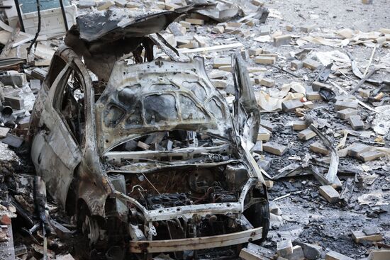 Russia Ukraine Military Operation Shelling