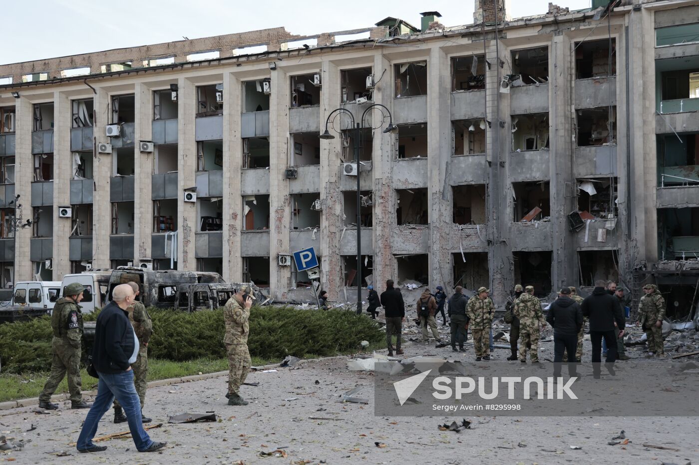 Russia Ukraine Military Operation Shelling