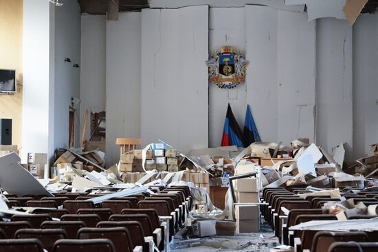 Russia Ukraine Military Operation Shelling