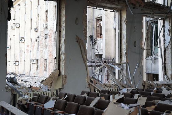 Russia Ukraine Military Operation Shelling
