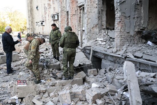 Russia Ukraine Military Operation Shelling