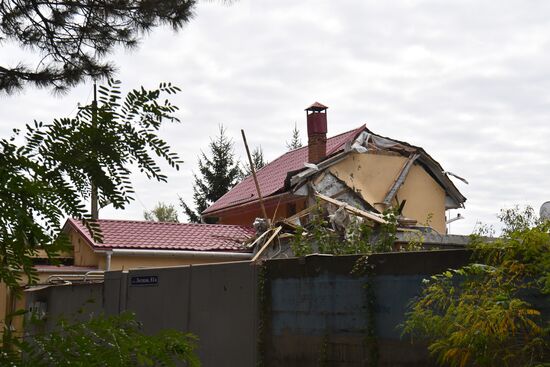 Russia Ukraine Military Operation Shelling Damage