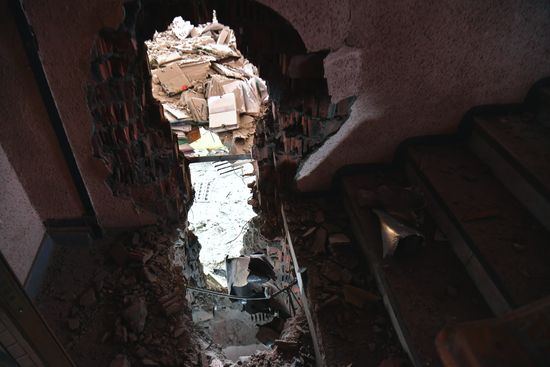Russia Ukraine Military Operation Shelling Damage
