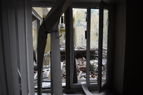 Russia Ukraine Military Operation Shelling Damage