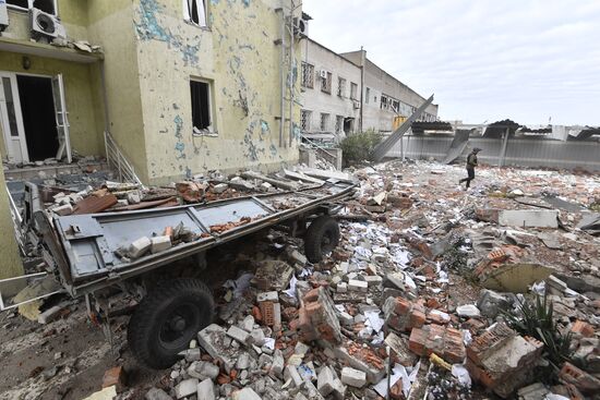 Russia Ukraine Military Operation Shelling Damage