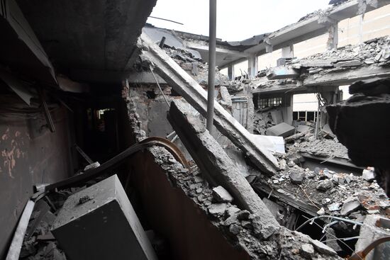 Russia Ukraine Military Operation Shelling Damage