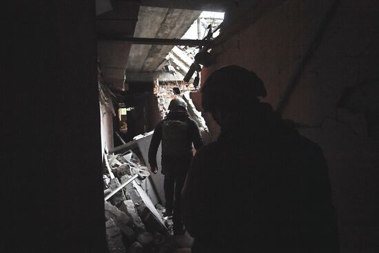 Russia Ukraine Military Operation Shelling Damage