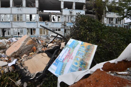 Russia Ukraine Military Operation Shelling Damage