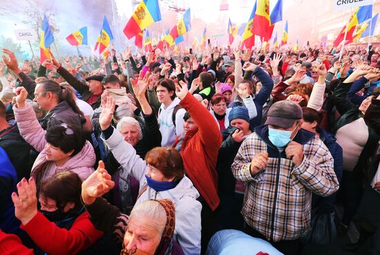 Moldova Protest