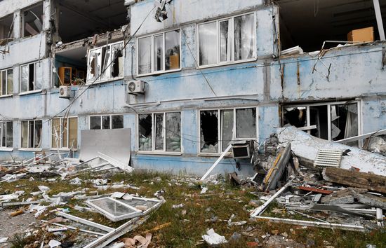 Russia Ukraine Military Operation Shelling Damage