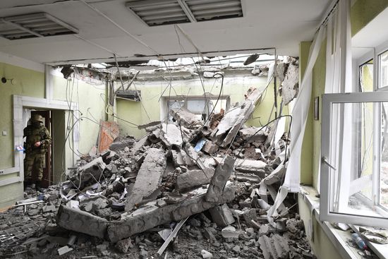 Russia Ukraine Military Operation Shelling Damage