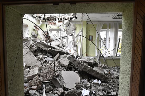 Russia Ukraine Military Operation Shelling Damage