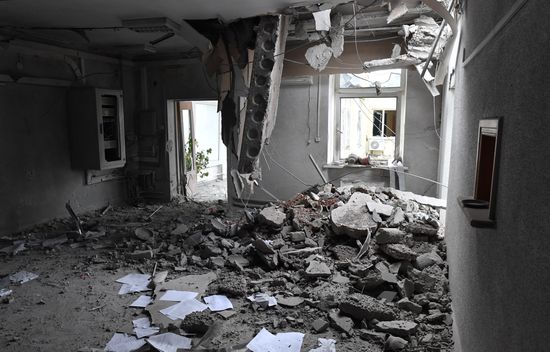 Russia Ukraine Military Operation Shelling Damage