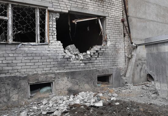 Russia Ukraine Military Operation Shelling Damage