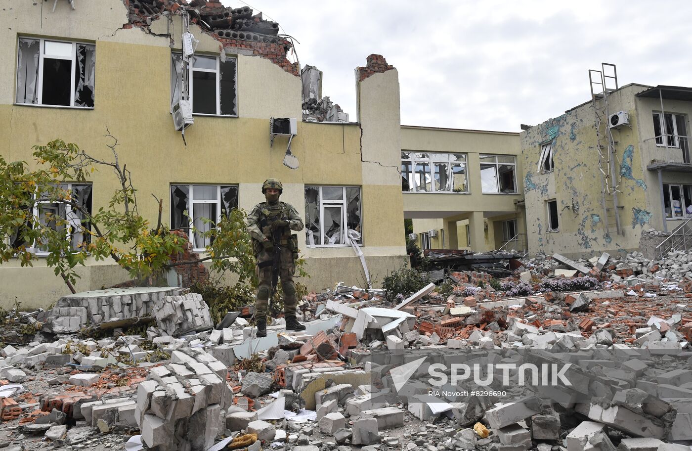 Russia Ukraine Military Operation Shelling Damage