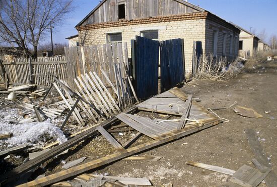 Evacuation from Muzhichya Pavlovka near Orenburg