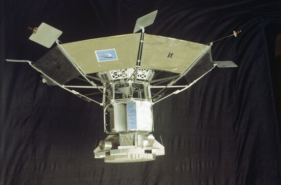 Mock-up of MKL satellite, part of Regatta project