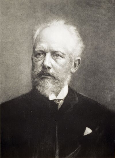 Portrait of composer Pyotr Tchaikovsky