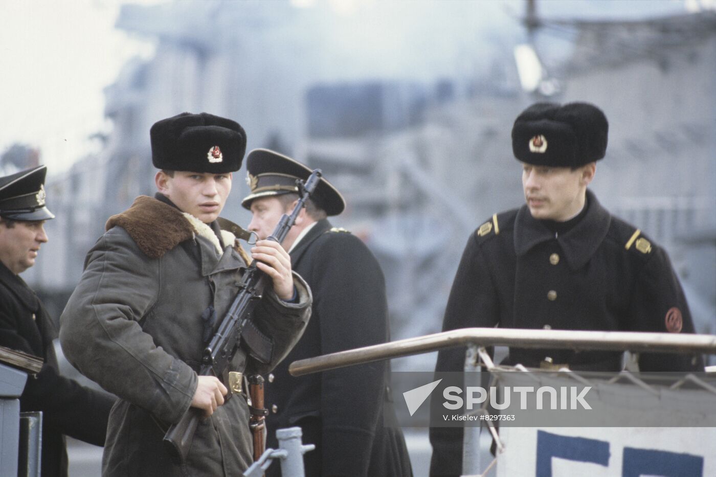 Russian naval base of Black Sea Navy in Sevastopol