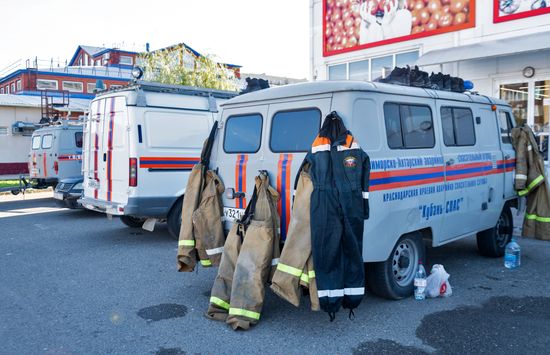 Russia Plane Crash Aftermath