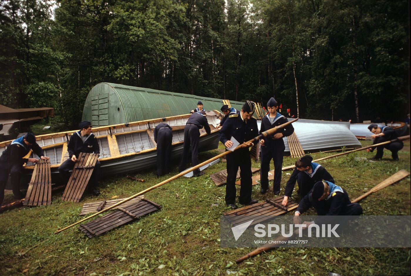 Cadets of Leningrad Nakhimov Naval School